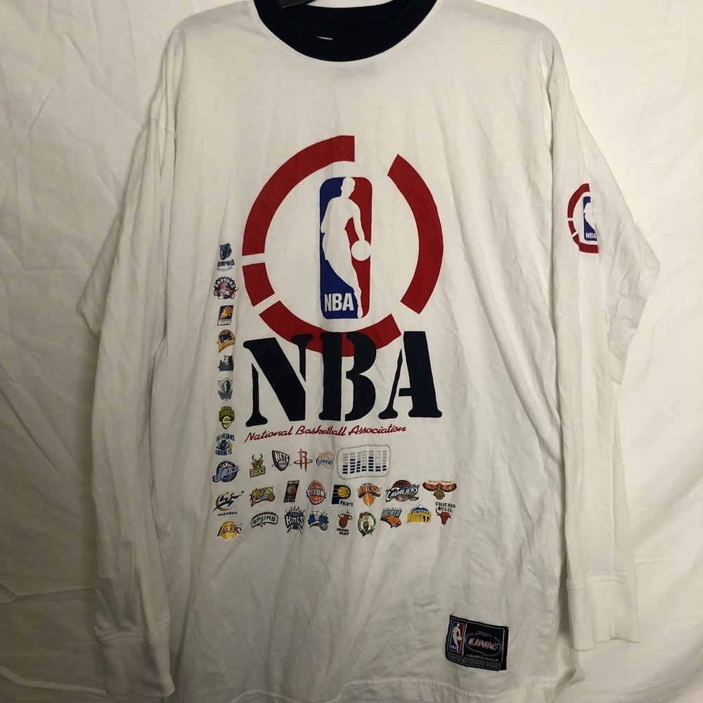 NBA LONG SLEEVE ALL TEAMS SHIRT LARGE